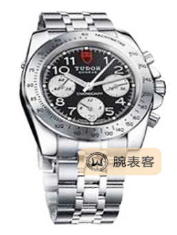 帝舵HERITAGE CHRONO20300-93570黑银配数字