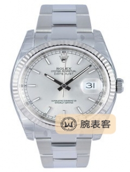 劳力士日志型系列116234-72600黑盘腕表