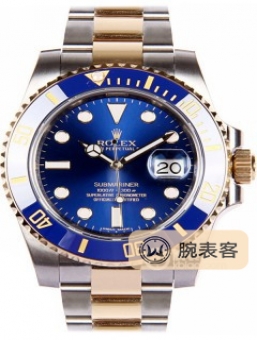 劳力士潜航者型116613LB-97203蓝盘腕表(间金蓝)